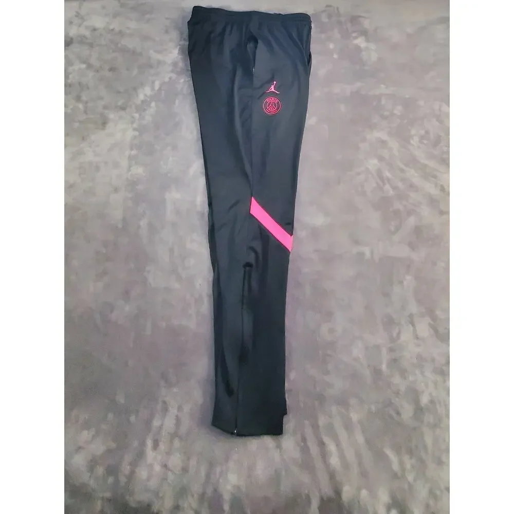 Jordan Paris Saint Germain Mens Sz XL Black Track Joggers Soccer Football C20 - Picture 8 of 10
